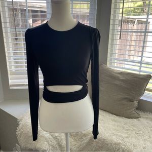 Cropped Express Cut-Out Top